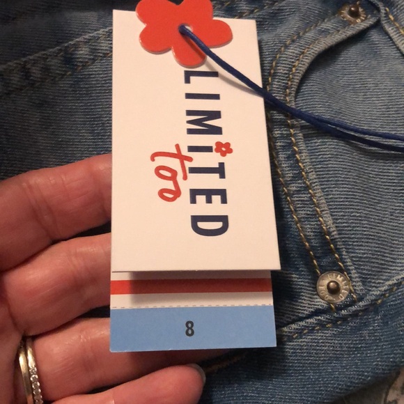 NWT Limited Too Dark Wash Girls Jeans - Picture 7 of 7